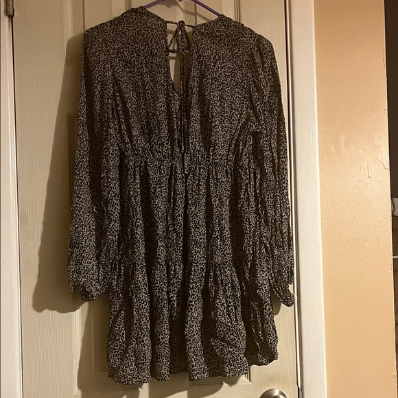 a new day Black and White Patterned Long Sleeve Dress - Picture 2 of 2